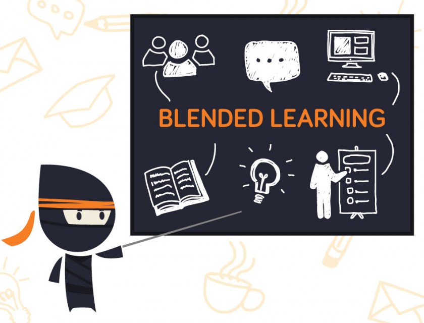 Blended learning lub B-learning ? mieszana (zintegrowana, hybrydowa) metoda kształcenia, łącząca tradycyjne metody nauki bezpośredni kontakt
